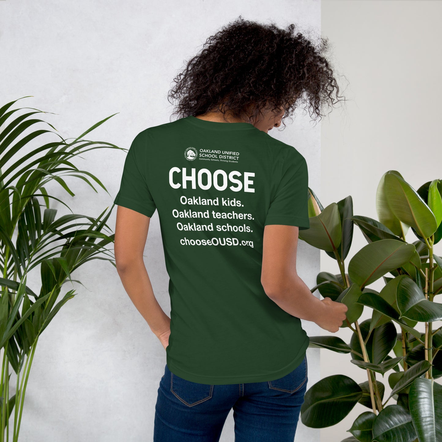 Grow With Us - Unisex t-shirt (Forest Green)