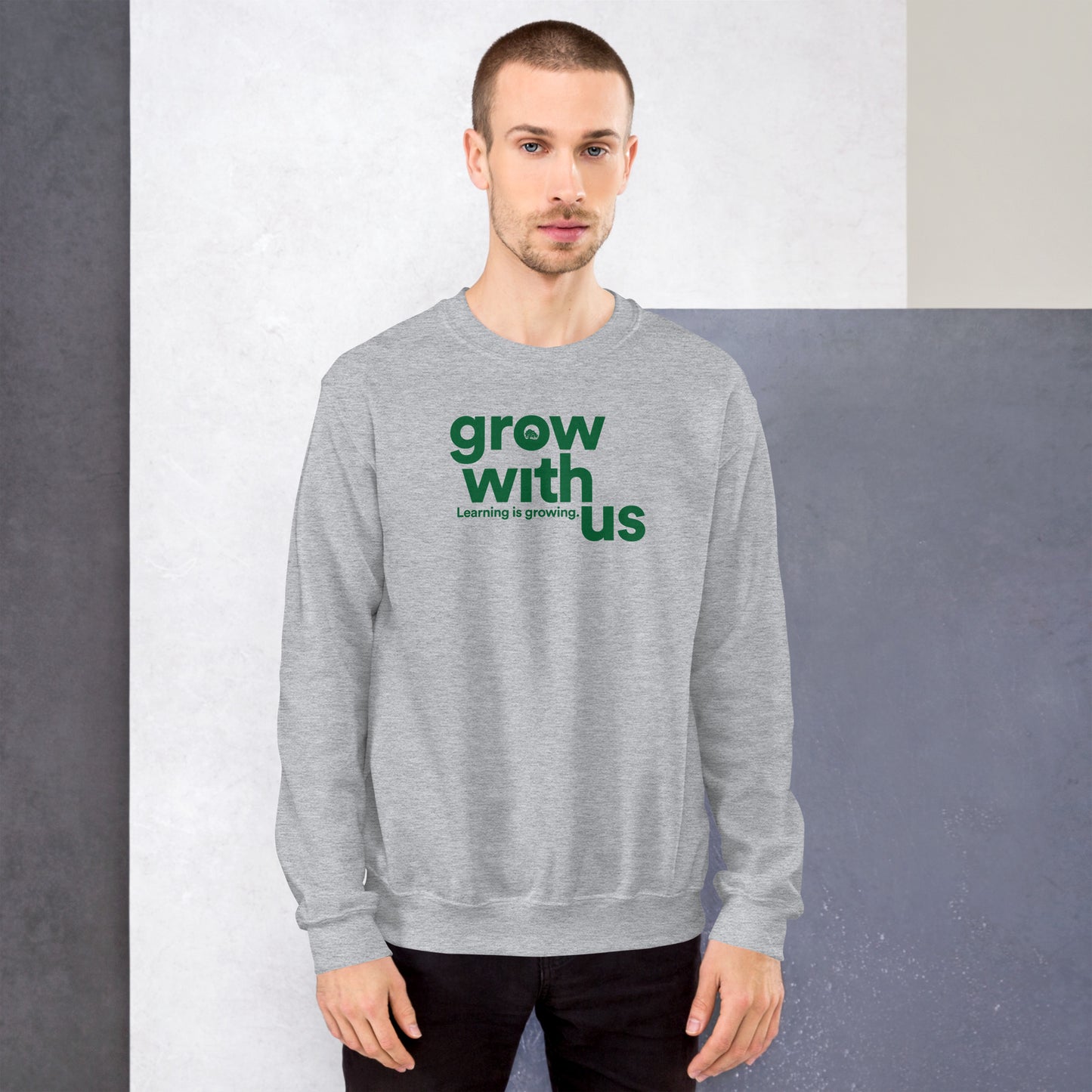 Grow With Us - Unisex Sweatshirt (grey)