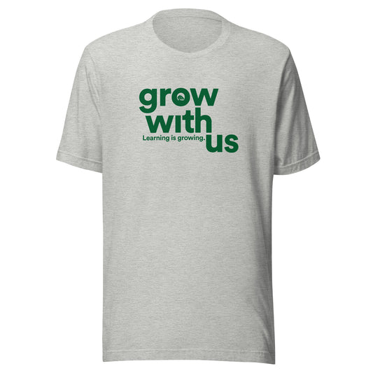 Grow With Us - Unisex t-shirt (grey)