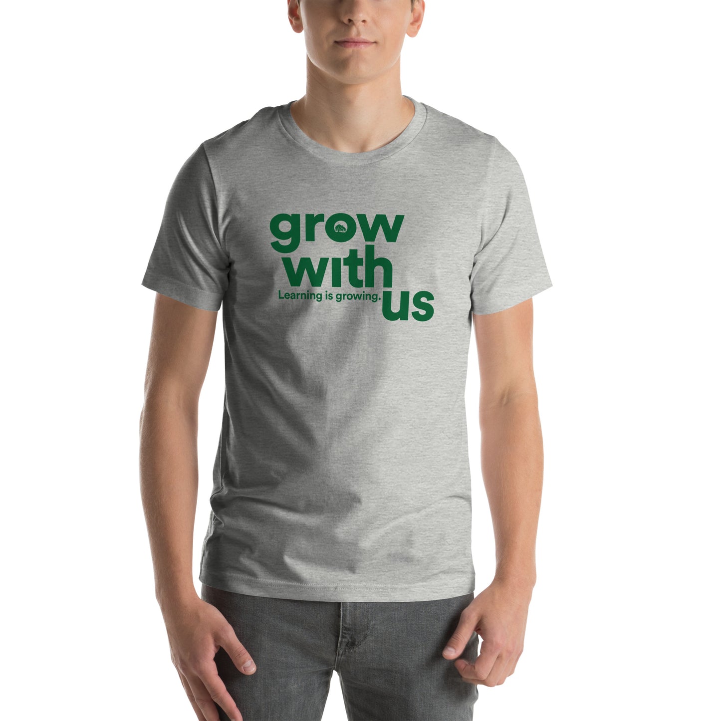 Grow With Us - Unisex t-shirt (grey)