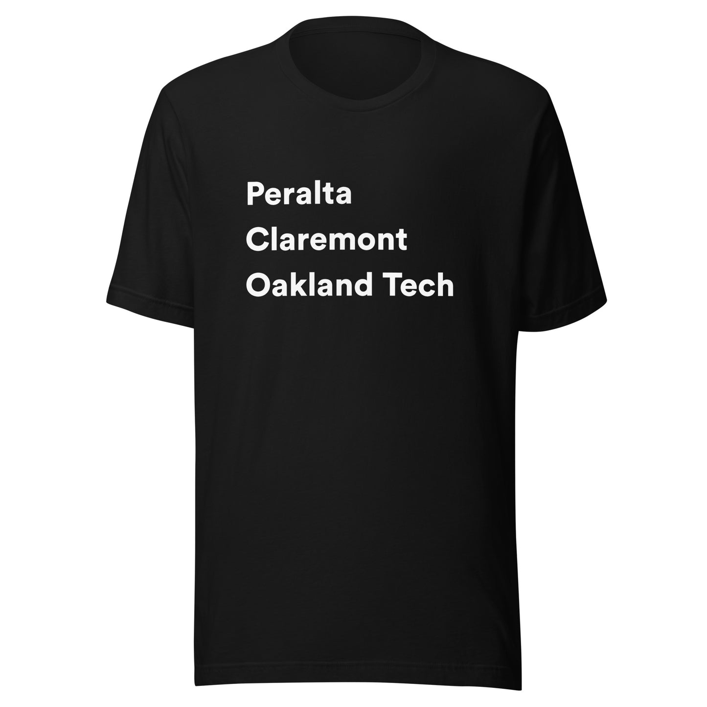 Iminah A., African American Female Excellence - (Peralta-Claremont-Oakland Tech) - Unisex t-shirt